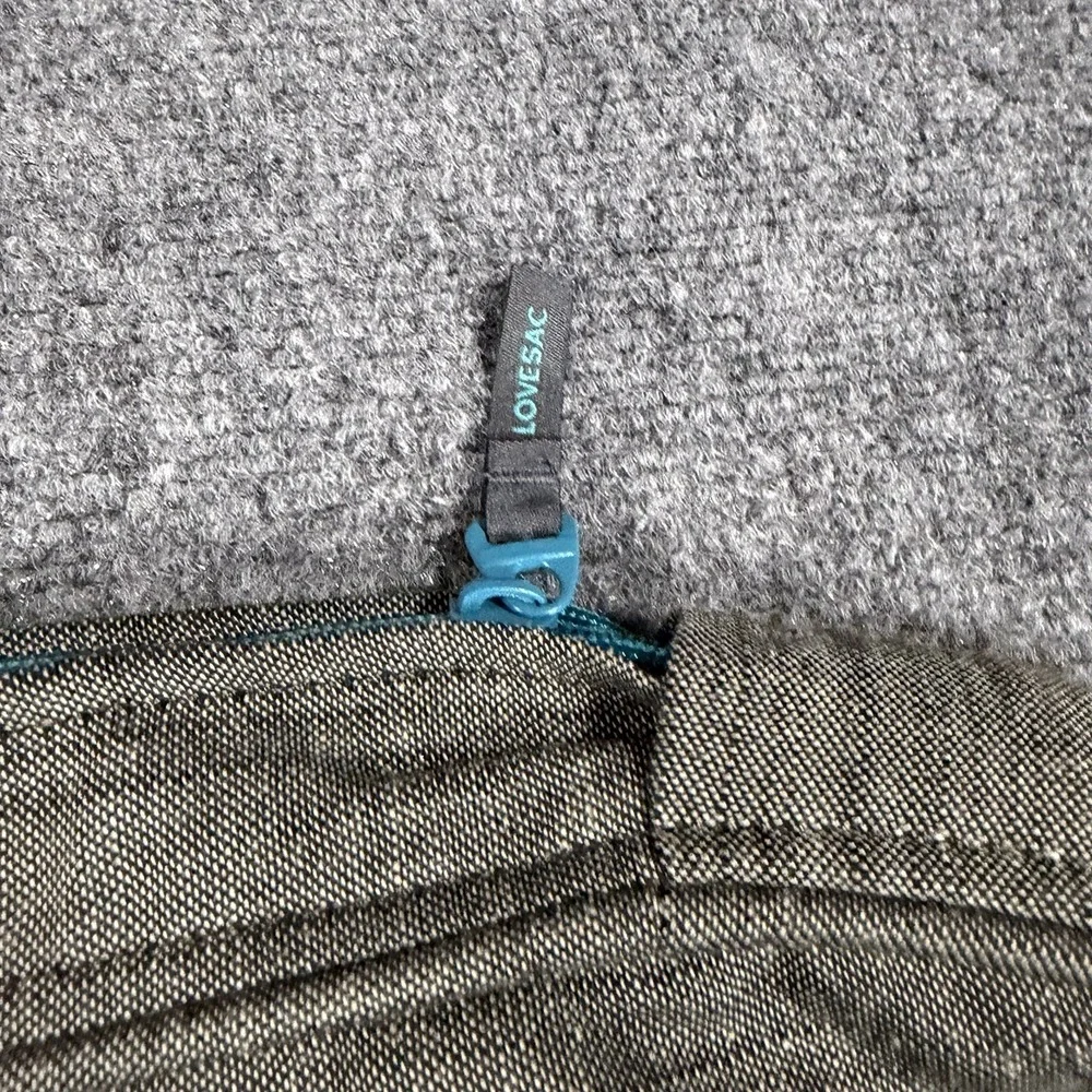 Lovesac Sactional Cover 6 Series Grey Slub Tweed HT6094 NEW
